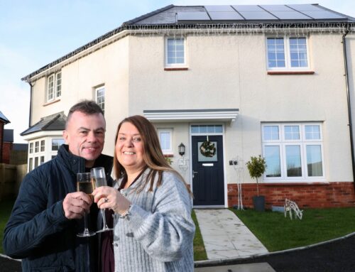 First residents move into low carbon home at Parc Eirin